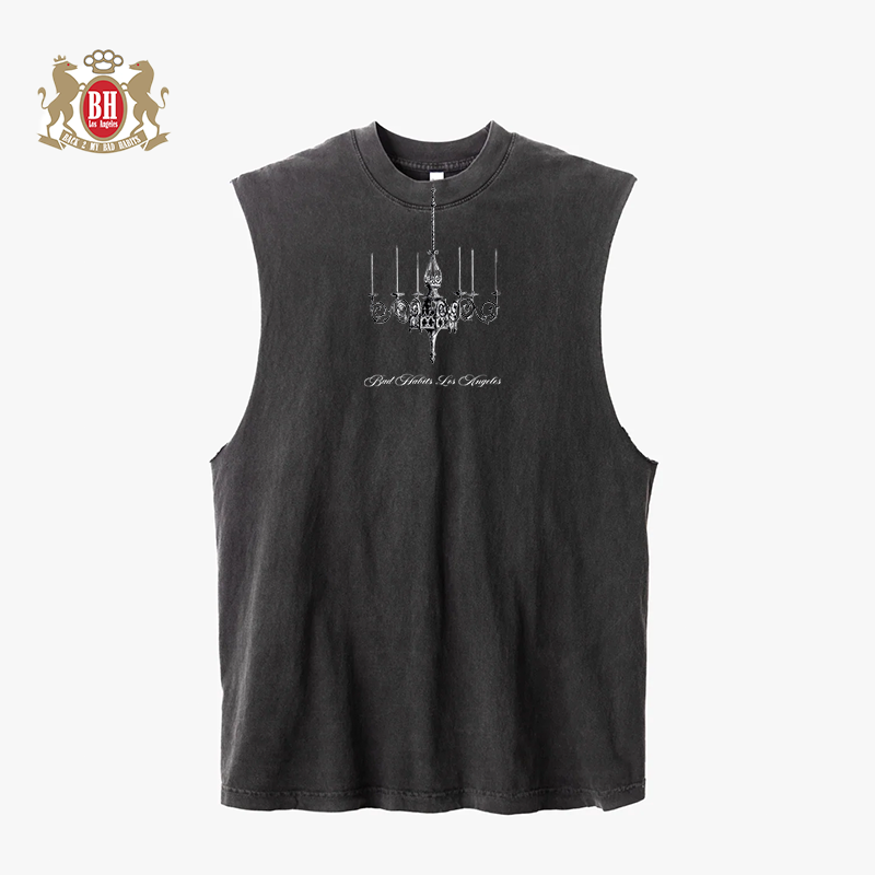 Chandelier cutoff tee (vintage black)