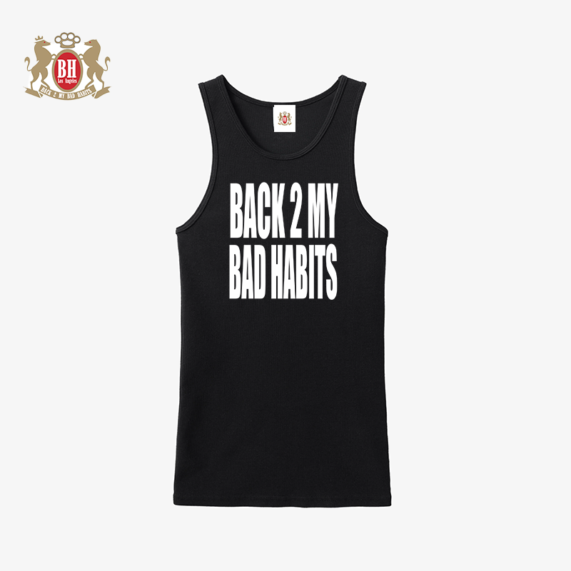 BACK 2 MY BAD HABITS WIFE BEATER (Black)
