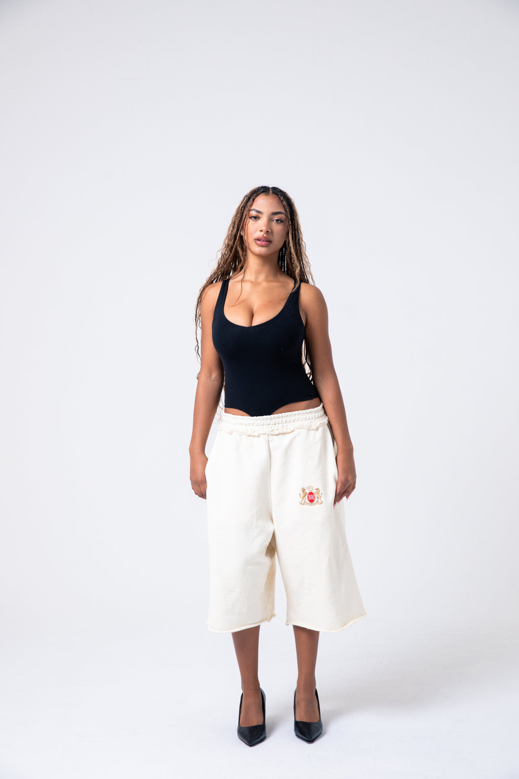 Core 3/4 shorts (Crème)