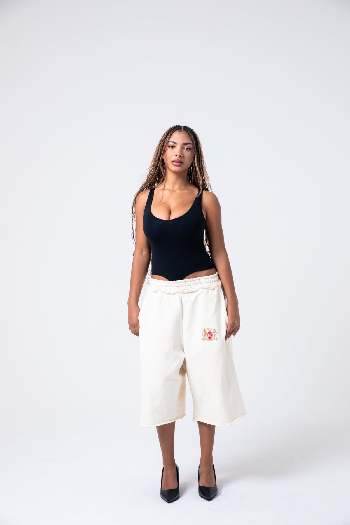 Core 3/4 shorts (Crème)