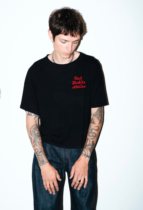 Bad Habits Atelier Boxy Tee (Black)