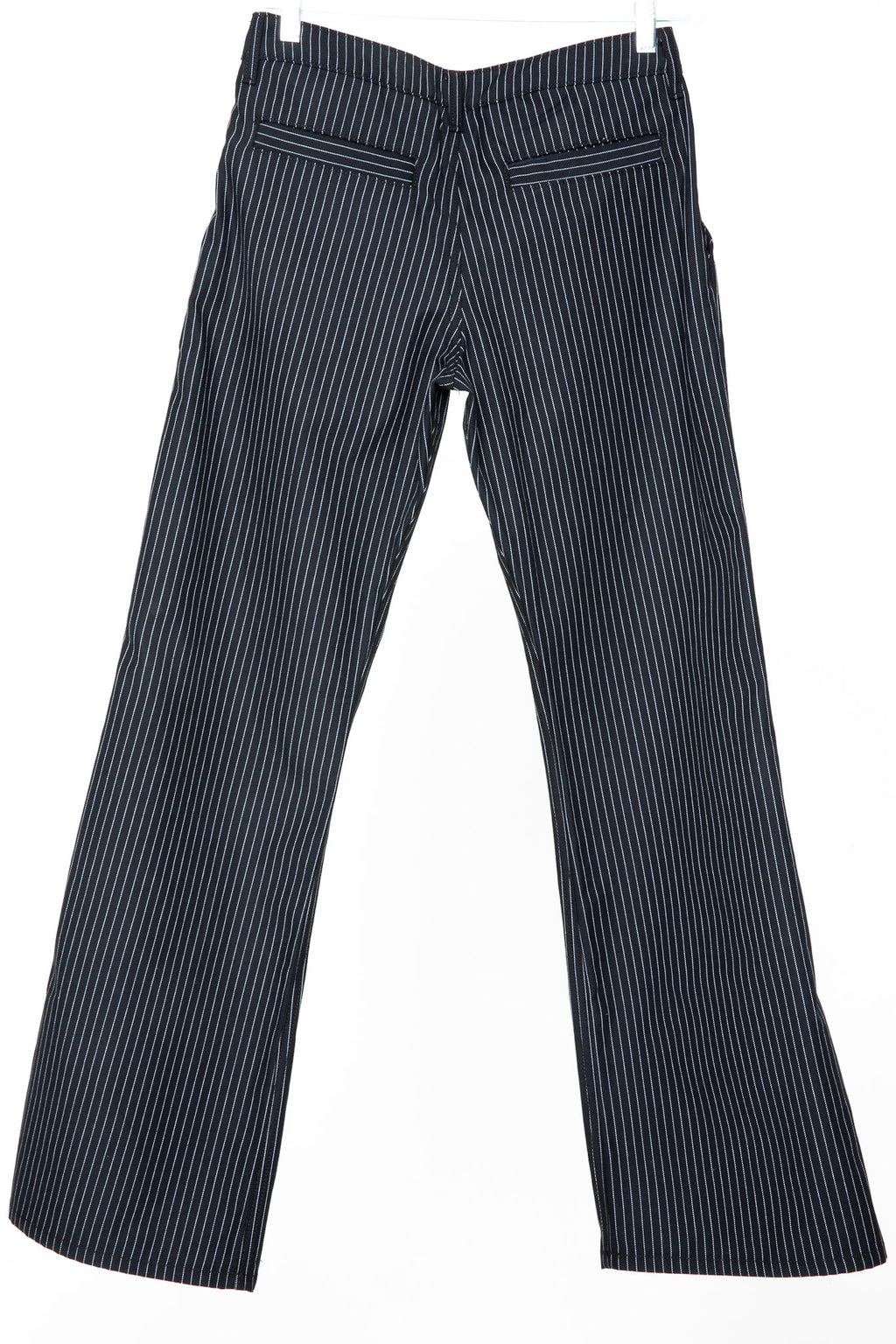Ballroom Bootcut Black & White pinstripe