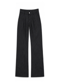 Ballroom Bootcut Black & White pinstripe