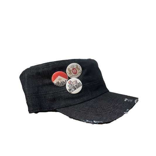 Denim pin cap (indigo)