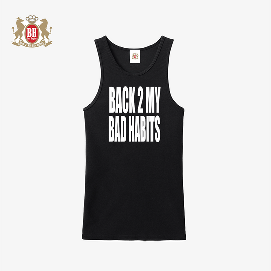 BACK 2 MY BAD HABITS WIFE BEATER (Black)