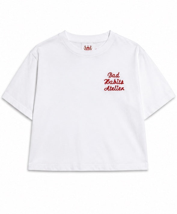 Bad Habits Atelier Boxy Tee (White)