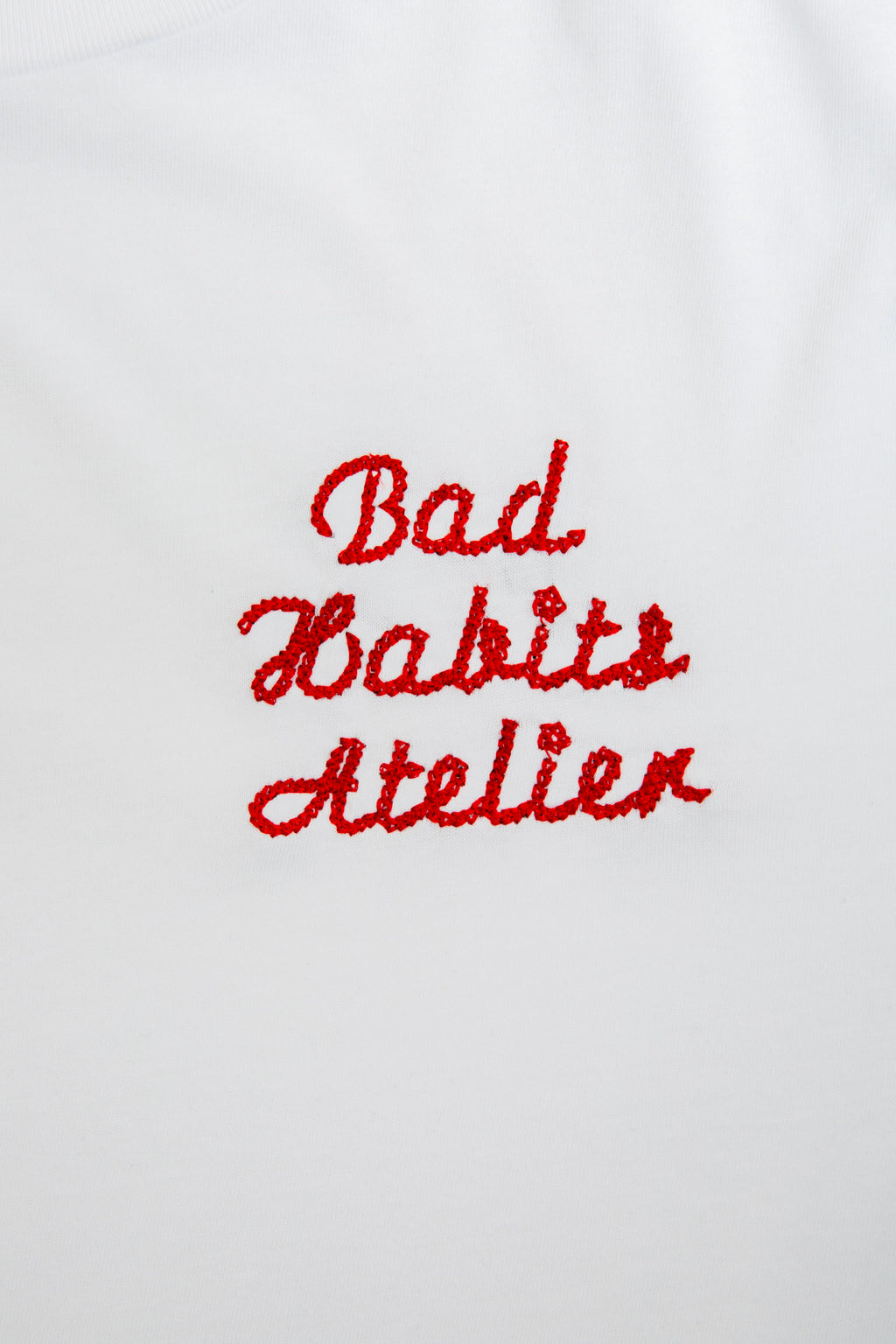 Bad Habits Atelier Boxy Tee (White)