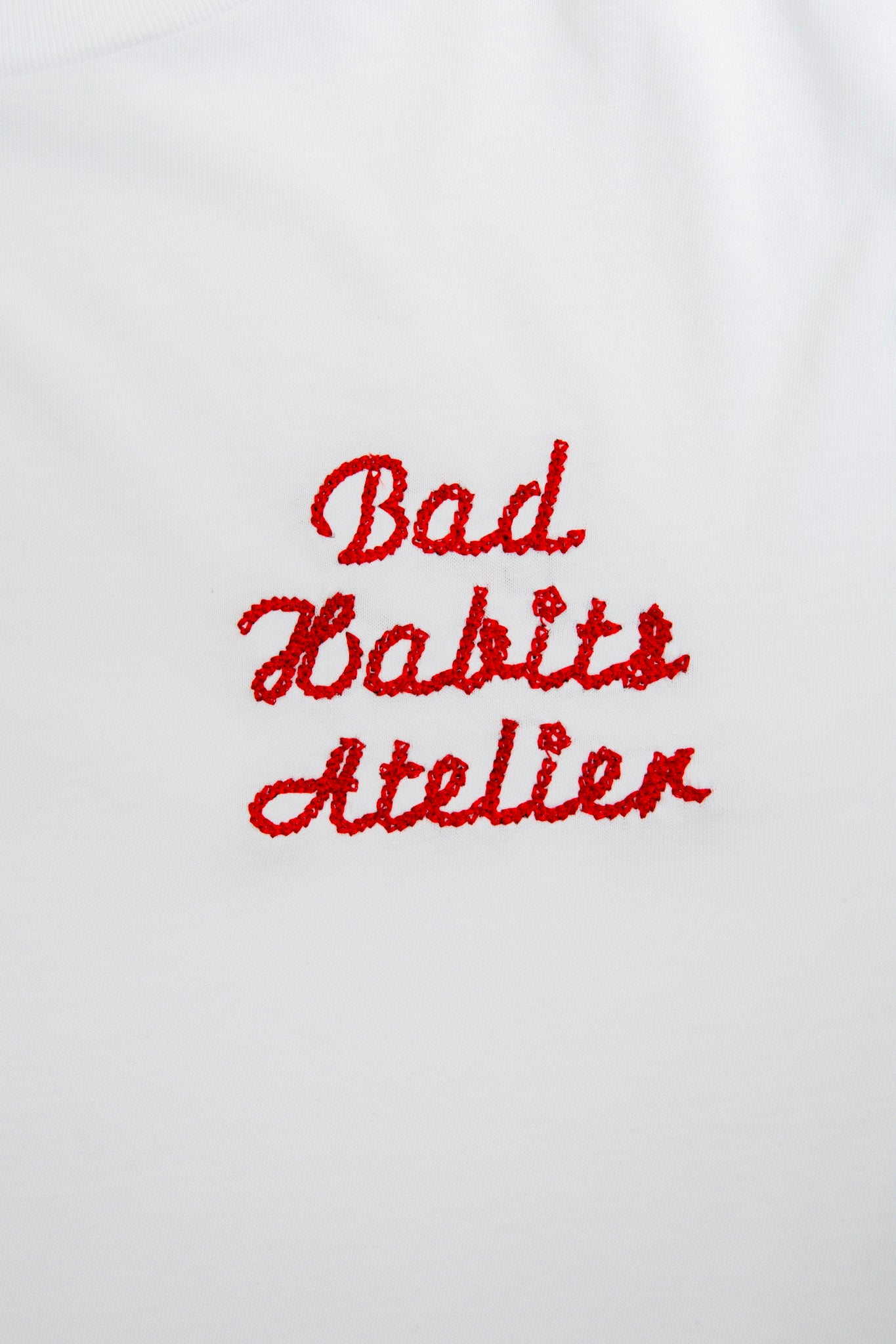 Bad Habits Atelier Boxy Tee (White)
